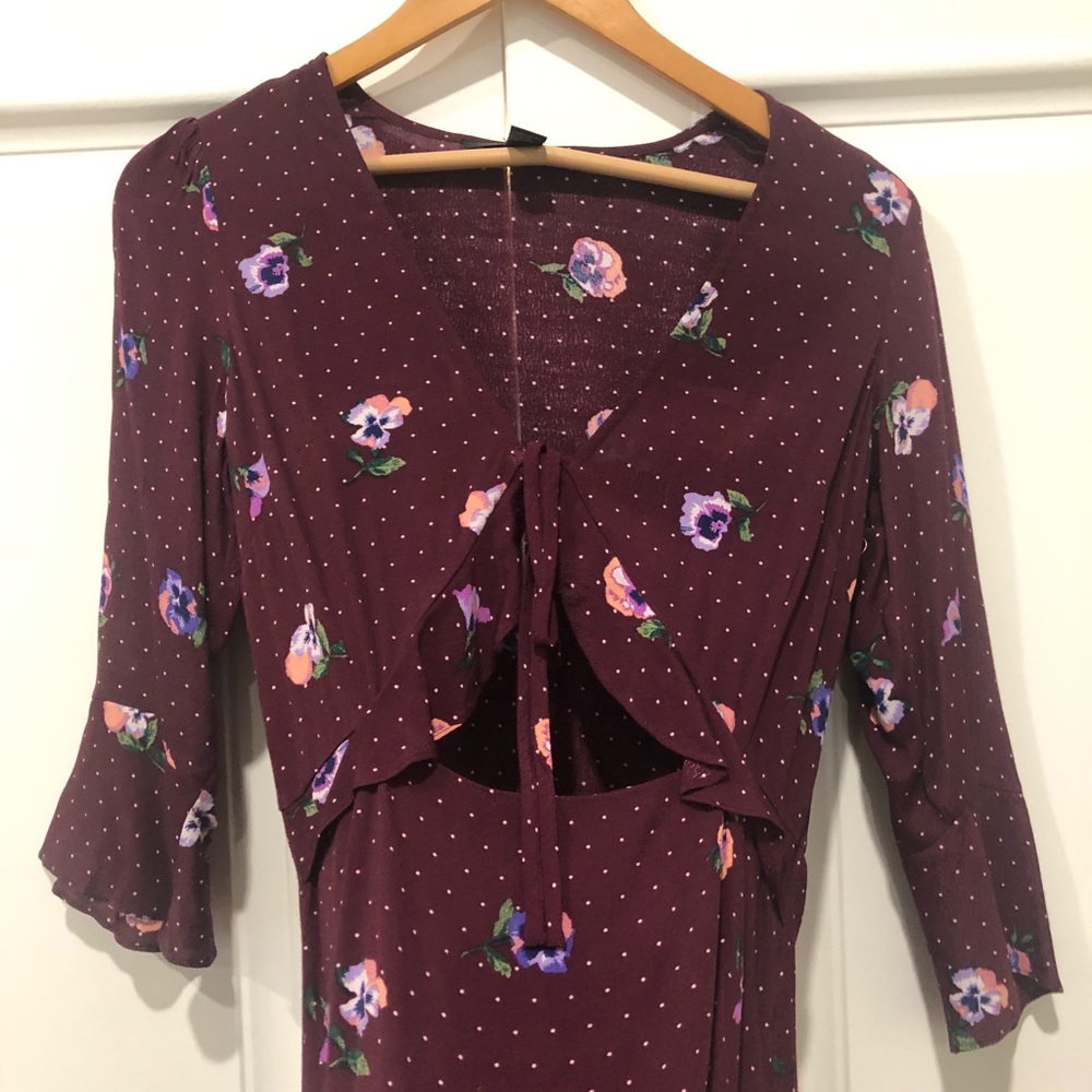 Forever 21 wine/purple dress